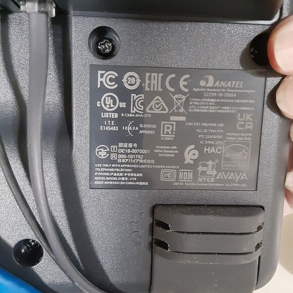 Avaya J179 Professional Office Corded IP Phone With Headset - Picture 8 of 12